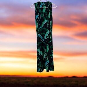 Tommy Hilfiger Tropical Coastal Beachy Floral Maxi Dress Size 6